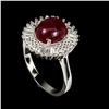 Image 2 : Oval Red Ruby 10x8 MM Ring