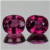 Image 1 : Natural AAA Raspberry Pink Rhodolite Garnet Pair - FL