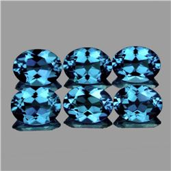 Natural  Santa Maria Blue Aquamarine 6X4 MM - FL-VVS1