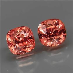 Natural Padparadsha Burma Spinel Pair - Untreated