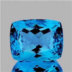 NATURAL SWISS BLUE TOPAZ 37.02 Ct [FLAWLESS]