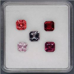 Natural Burma Spinel 5 Pcs - Untreated