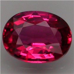 Natural Red Ruby VVS 0.78 Ct - Untreated