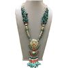 Image 1 : Tibet Hand Made Turquoise & Coral Necklace