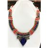 Image 1 : Tibet Natural Stone Tribal Queen Royal Necklace