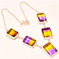 Gorgeous 108 Ct. Ametrine Necklace