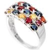 Image 3 : Natural MULTI COLOR SAPPHIRE Ring