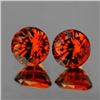 Image 1 : Natural Mandarin Orange Spessartite Garnet Pair