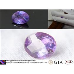 Strong Violet Sapphire, handcrafted premium 1.67 ct