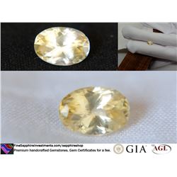 Vivid Metallic Yellow prime handcraft Sapphire 1.81 ct