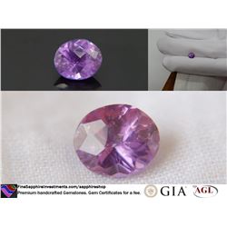 Bi-Color Violet-Pink fine handcrafted Sapphire 1.49 ct