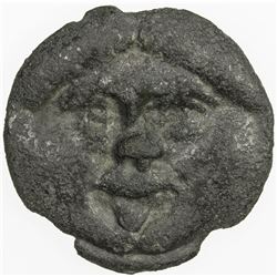 SARMATIANS: Anonymous, 400-350 BC, cast AE 36 (18.24g), Olbia. F