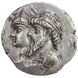 ELYMAIS: Kamnaskires III & Queen Anzaze, ca. 82-73 BC, AR tetradrachm (16.01g), Seleukia on the Hedy