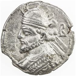PARTHIAN KINGDOM: Vologases III, AD 105-147, BI tetradrachm (10.98g), Seleukeia-on-Tigris, SE434. VF