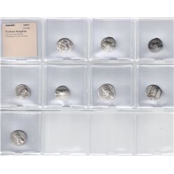 PARTHIAN KINGDOM: LOT of 8 silver drachms