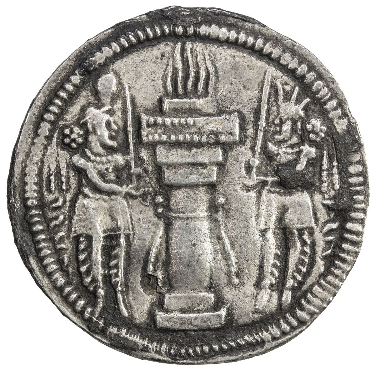 Narseh SASANIAN KINGDOM: Narseh, 293-303, AR drachm (3.09g). VF-EF