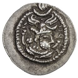 SASANIAN KINGDOM: Peroz, 457-484, AR obol (0.50g), ST (Istakhr). VF-EF