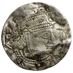 AFRIGHID: Azkaswar II, 771-800+, AR drachm (2.91g), NM, ND. F-VF