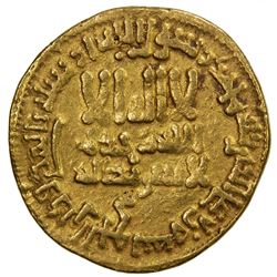 ABBASID: al-Mahdi, 775-785, AV dinar (4.25g), NM, AH169. VF