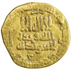 ABBASID: al-Rashid, 786-809, AV dinar (3.84g), NM (Egypt), AH174. VG