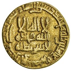 ABBASID: al-Ma'mun, 810-833, AV dinar (4.19g), NM, AH198. F-VF