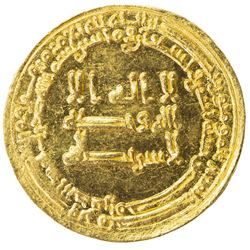 ABBASID: al-Muktafi, 902-908, AV dinar (4.30g), Misr, AH292. BU