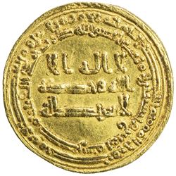 ABBASID: al-Muktafi, 902-908, AV dinar (4.30g), Misr, AH294. EF