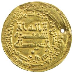 ABBASID: al-Muttaqi, 940-944, AV dinar (4.09g), Misr, AH329. VF