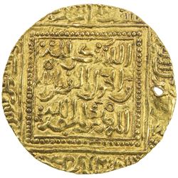 HAFSID: Abu Yahya Abu Bakr II, 1310-1346, AV dinar (4.71g), NM, ND. VF-EF