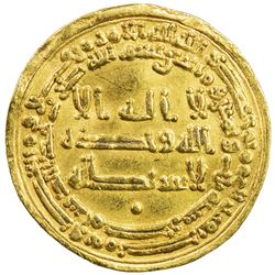 TULUNID: Jaysh, 896, AV dinar (3.96g), Misr, AH283. EF