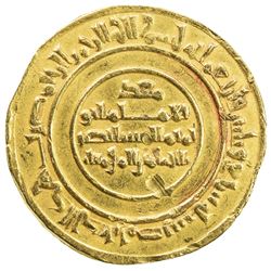FATIMID: al-Mustansir, 1036-1094, AV dinar (4.18g), Misr, AH437. VF-EF