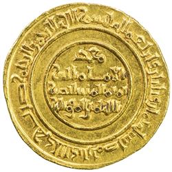FATIMID: al-Mustansir, 1036-1094, AV dinar (4.30g), Misr, AH438. AU