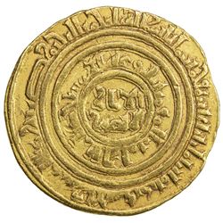 FATIMID: al-Amir al-Mansur, 1101-1130, AV dinar (4.41g), al-Iskandariya, AH512. VF