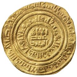 FATIMID: al-Hafiz, 1131-1149, AV dinar (4.11g), al-Iskandariya, AH535. VF