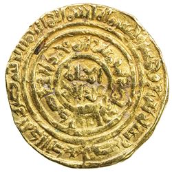 FATIMID: al-'Adid, 1160-1171, AV dinar (4.21g), Misr, AH559. VF