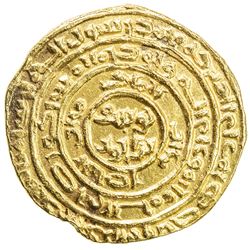 AYYUBID: al-Nasir Yusuf I (Saladin), 1169-1193, AV dinar (5.13g), al-Qahira, AH573. EF