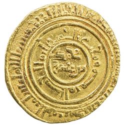 AYYUBID: al-Mansur Muhammad, 1198-1199, AV dinar (5.60g), al-Iskandariya, AH595. VF-EF