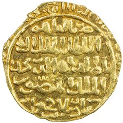 BAHRI MAMLUK: Muhammad I, 3rd reign, 1310-1341, AV dinar (5.87g), al-Qahira, AH738. BU