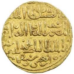 BAHRI MAMLUK: Abu Bakr, 1341, AV dinar (8.32g), al-Qahira, AH742. EF
