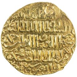 BAHRI MAMLUK: Ahmad I, 1342, AV dinar (5.56g), al-Qahira, AH742. VF-EF
