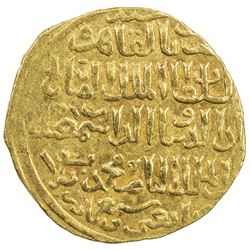 BAHRI MAMLUK: Isma'il, 1342-1345, AV dinar (4.88g), al-Qahira, AH747. AU