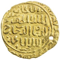 BAHRI MAMLUK: Hajji I, 1346-1347, AV dinar (5.48g), al-Qahira al-Mahrusa ("Cairo the Protected)", DM
