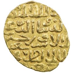 BAHRI MAMLUK: 'Ali II, 1376-1381, AV dinar (5.59g) (Dimashq), AH77x. EF