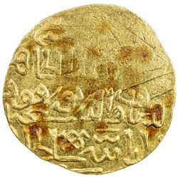 BURJI MAMLUK: Barquq, 2nd reign, 1390-1399, AV dinar (7.88g) (al-Qahira), AH(794). EF