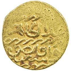 BURJI MAMLUK: Qansuh I, 1498-1500, AV ashrafi (3.35g), NM, ND. VF-EF