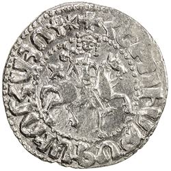 SELJUQ OF RUM: Kayqubad I, 1219-1236, AR bilingual tram (2.84g), NM, ND. EF