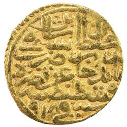 OTTOMAN EMPIRE: Selim I, 1512-1520, AV sultani (3.39g), Kostantiniye, AH918. F-VF