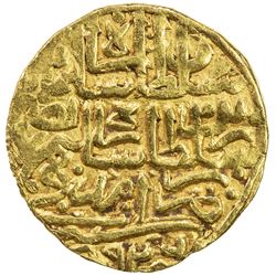 OTTOMAN EMPIRE: Suleyman I, 1520-1566, AV sultani (3.50g), Amid, AH926. VF