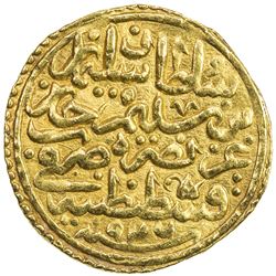 OTTOMAN EMPIRE: Suleyman I, 1520-1566, AV sultani (3.51g), Kostantiniye, AH926. EF