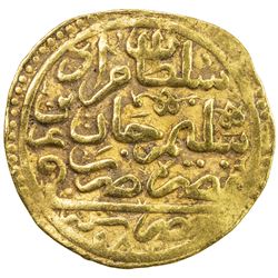 OTTOMAN EMPIRE: Murad III, 1574-1595, AV sultani (3.42g), Misr, AH982. VF